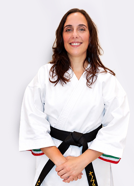Antonella Onofrio istruttrice di karate
